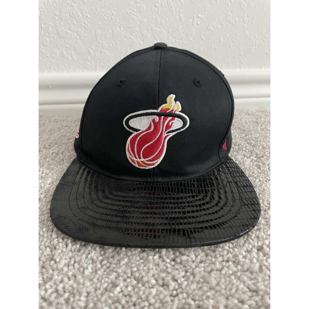 ‘47 Brand Men’s Ball Cap Strapback Miami Heat SNAKESKIN BRIM OS Rare